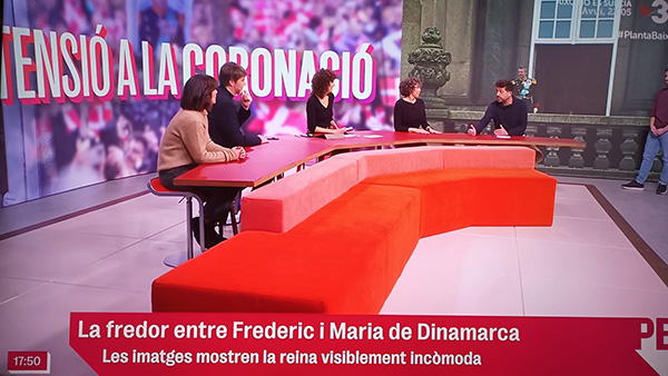 Tv3 - Programa Planta Baixa lenguaje no verbal | Jordi Reche, Prensa